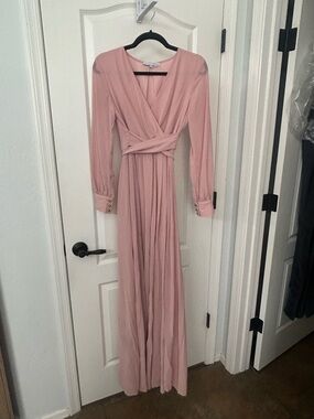 Baltic Born Dusty Rose Wrap Maxi Dress